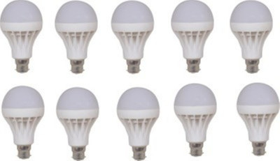 

Rhythem Listers 9 W Standard B22 LED Bulb(White, Pack of 10)
