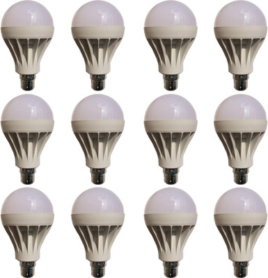 

Galaxy 12 W Standard B22 LED Bulb(White, Pack of 12)