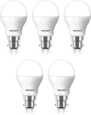 

Philips 9 W Globe B22 LED Bulb(White, Pack of 5)