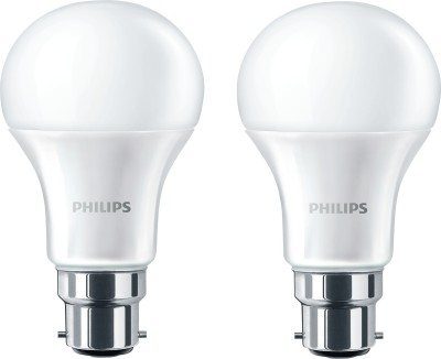 

Philips 9 W Standard B22 LED Bulb(White, Pack of 2)