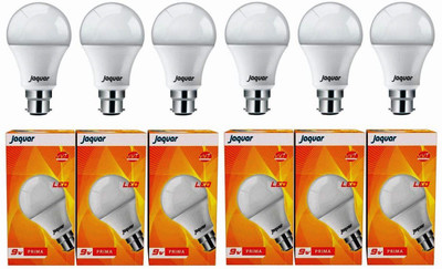 

Jaquar 9 W Standard B22 LED Bulb(White, Pack of 6)