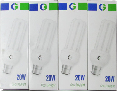 12% OFF on Crompton Greaves 20 W CFL Bulb(White, Pack of 4) 12% OFF on Crompton Greaves 20 W CFL Bulb(White, Pack of 4)