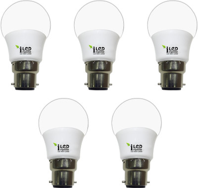 

Imperial 3 W Standard B22 LED Bulb(White, Pack of 5)