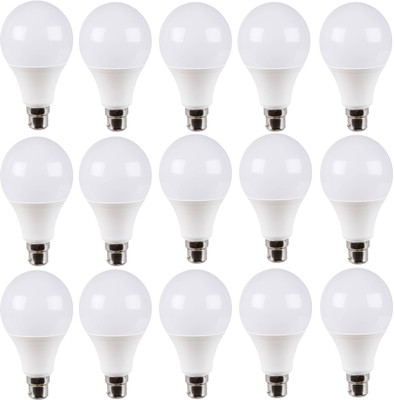 

Galaxy 12 W Standard B22 D LED Bulb(White, Pack of 15)