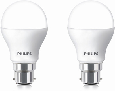 

Philips 7 W Standard B22 LED Bulb(White, Pack of 2)