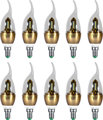 

Imperial 3 W Candle E14 LED Bulb(Yellow, Pack of 10)