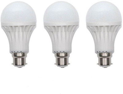 

Durable 15 W Standard B22 LED Bulb(White, Pack of 3)