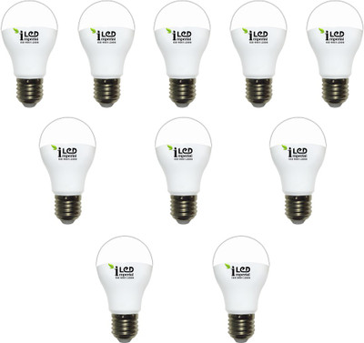 

Imperial 10 W Standard E27 LED Bulb(Yellow, Pack of 10)