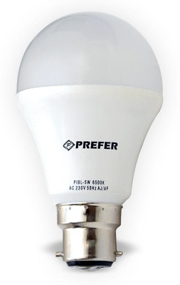 

Prefer 5 W Standard Pin B22 LED Bulb(White)