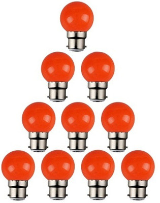 

KWW .05 W Globe B22 LED Bulb(Red, Pack of 10)