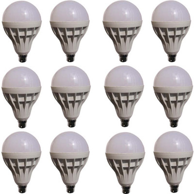 

Galaxy 18 W Standard B22 LED Bulb(White, Pack of 12)