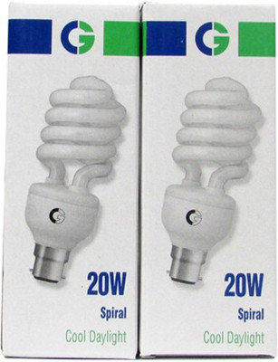 Crompton Greaves 20 W CFL Bulb(White, Pack of 2) available at flipkart for Rs.420