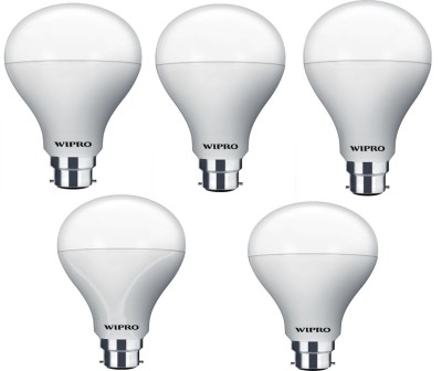 

Wipro 12 W Standard B22 LED Bulb(White, Pack of 5)