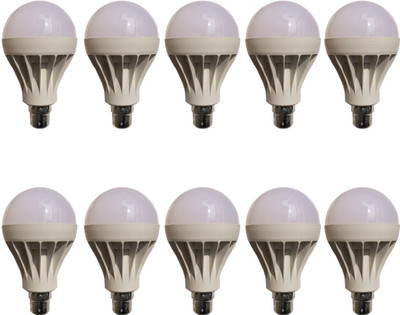 

Galaxy 12 W Standard B22 LED Bulb(White, Pack of 10)
