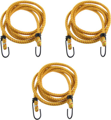 

Hua You Elastic Bungee Cord Cables, Luggage Tying Vehicle Ropes 2.5 metres x 10 mm (Multicolor) Bungee Cord(250 cm)