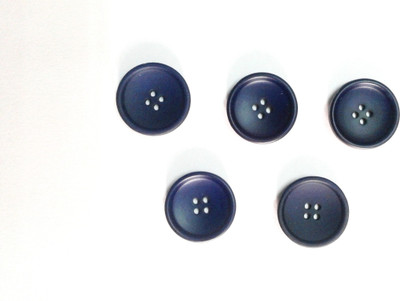 

Morelli RBR-BLU15-32L Polyester Buttons(Pack of 5)