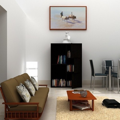 

Housefull Engineered Wood Free Standing Cabinet(Finish Color - WENGE)