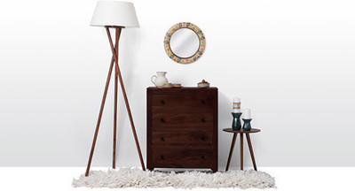 

Urban Ladder Walter Solid Wood Free Standing Chest of Drawers(Finish Color - Mahogany)
