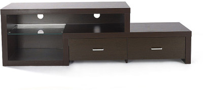 

@home by Nilkamal Engineered Wood TV Entertainment Unit(Finish Color - Walnut)