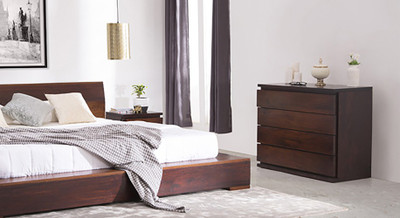 

Urban Ladder Duetto Solid Wood Free Standing Chest of Drawers(Finish Color - Two-Tone)