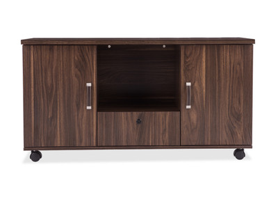 

Durian STASH Engineered Wood Free Standing Cabinet(Finish Color - African Walnut, Door Type- Hinged)