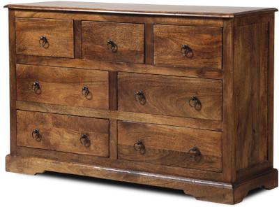 The Attic Solid Wood Free Standing Chest of Drawers(Finish Color - Honey)
