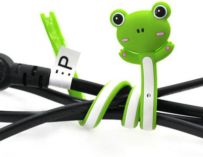 

GeekGoodies Animal Green Frog Wire Organizer Tie Cable Drop Clip(Green)