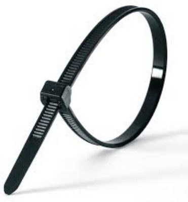 

Electrical Insulations 300mm Plastic Standard Cable Tie(Black Pack of 1)