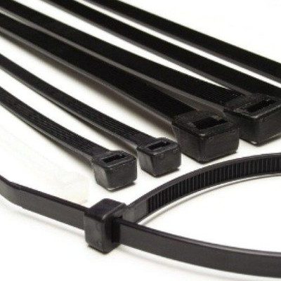 

Electrical Insulations 450mm Plastic Standard Cable Tie(Black Pack of 1)