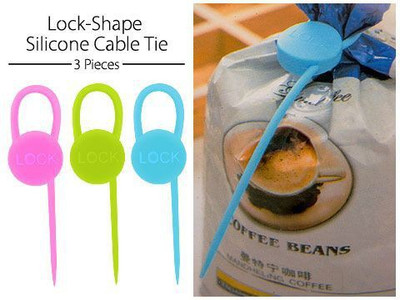 

mehakent 678 Silicone Releasable Cable Tie(Pink, Green, Blue Pack of 3)