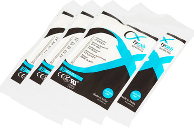 

Tycab 4 inch White (100 mm x 2.5 mm) - 4 Packs of 100 Nylon Standard Cable Tie(Natural White Pack of 4)