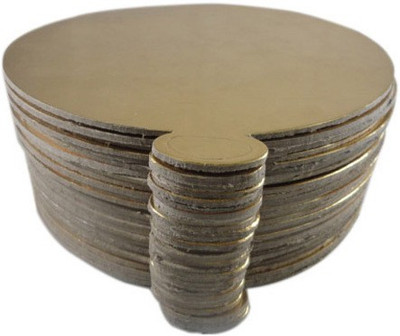 

Buyerschowk Paper Cake Server(Gold, Pack of 11)