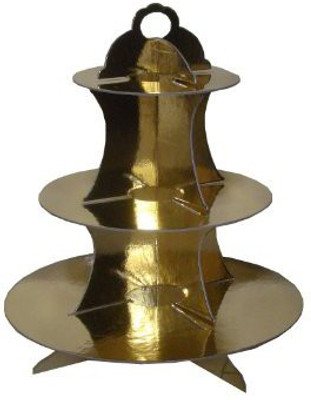 

Funcart Paper Cake Server(Gold, Pack of 1)
