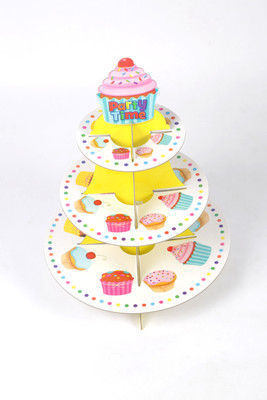 

Funcart Party Time Paper Cake Server(Multicolor, Pack of 1)