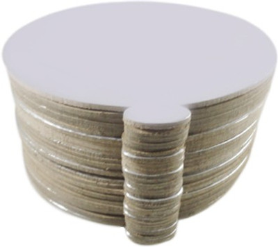 

Buyerschowk Paper Cake Server(Silver, Pack of 10)