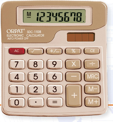 

Orpat SDC 1108 Basic Calculator(8 Digit)