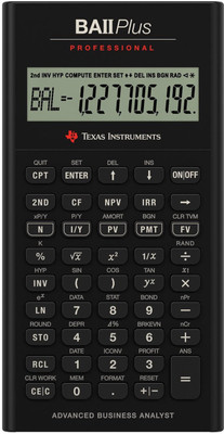 TEXAS INSTRUMENTS ST-CAL-TEXA-100642 Financial  Calculator(12 Digit)