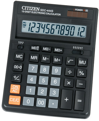 

Citizen SDC-444 S SDC-444 S Basic Calculator(12 Digit)