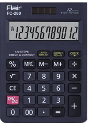 

Flair FC - 280 FC - 280 Basic Calculator(12 Digit)