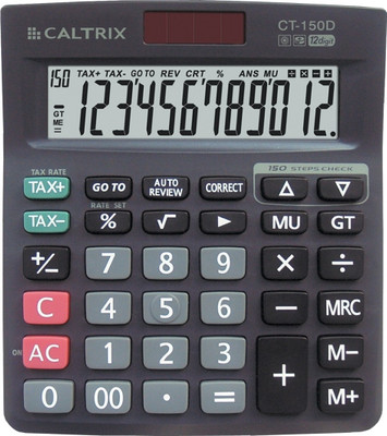 

Caltrix CT-150D CT-150D Basic Calculator(12 Digit)