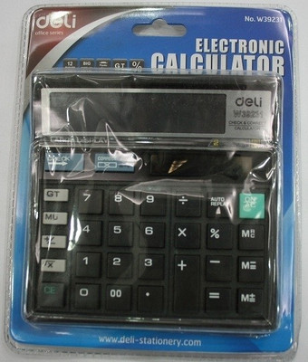 

Deli W39231 Basic Calculator(12 Digit), Black