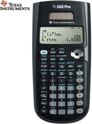 

Texas Instruments TI-36 X Pro Stealodeal TI-36 X Pro Scientific Calculator(16 Digit), Black