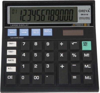 

Oreva OR-512 OR-512 Basic Calculator(12 Digit), Black