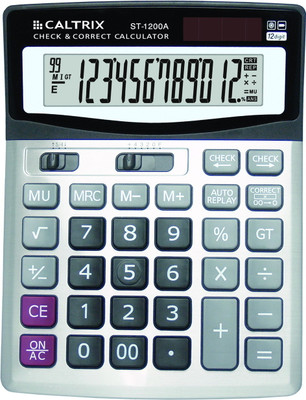 

Caltrix ST-1200A ST-1200A Basic Calculator(12 Digit), Silver
