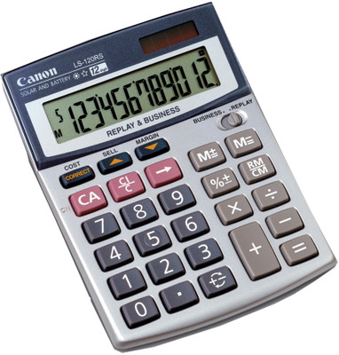 

Canon LS-120RS Basic Calculator(12 Digit)