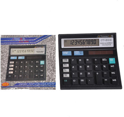 

General Aux CT500 Basic Calculator(10 Digit), Black