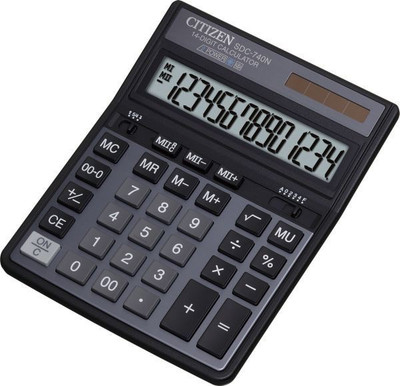 

Citizen CITIZEN SDC-740N 14 Digit Calculator Basic Calculator(14 Digit)