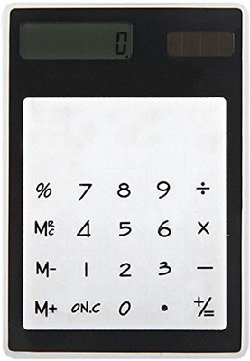 

Futaba G9 Solar Ultra Thin Transparent Basic Calculator(8 Digit), Black