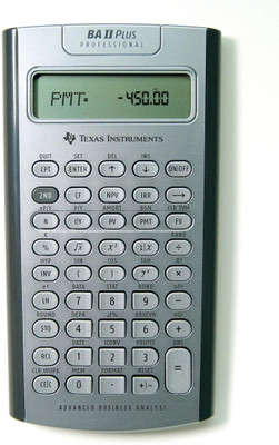 TEXAS INSTRUMENTS BA II Plus Professional BA II Professional Financial Calculator(10 Digit)