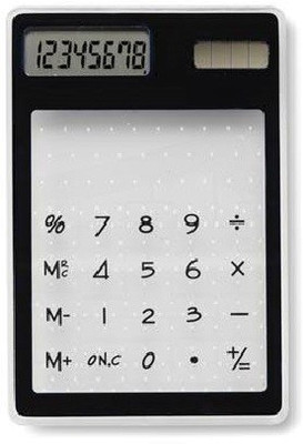 

BonZeal Transparent Solar Basic Calculator(8 Digit)